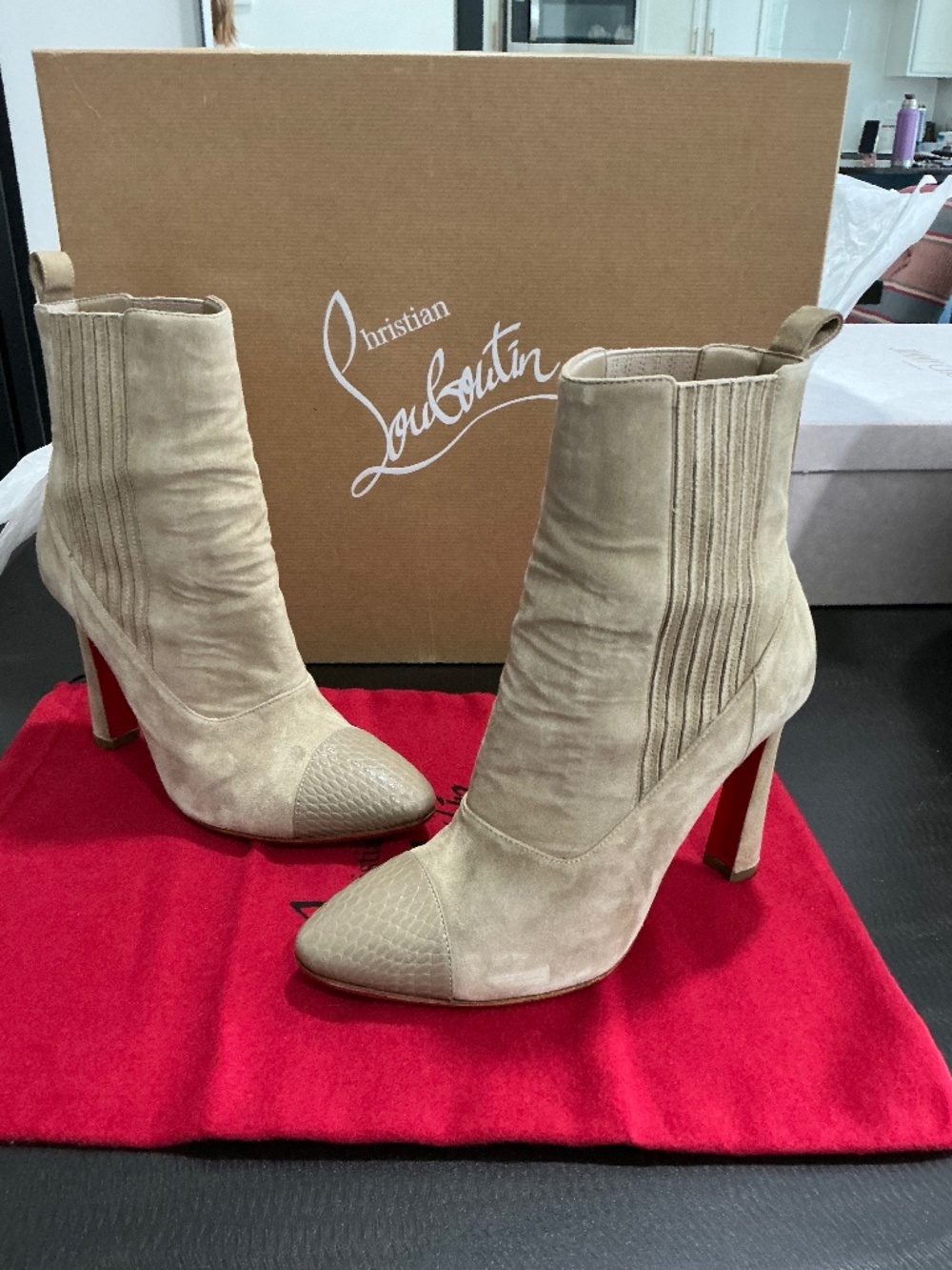 CHRISTIAN LOUBOUTIN ANKLE BOOTS